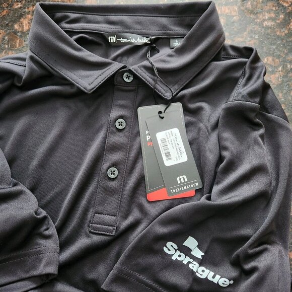Travis Mathew Other - NEW Travis Mathew Polo Shirt Men L Black Golf Coto Prestige Pure Performance NWT